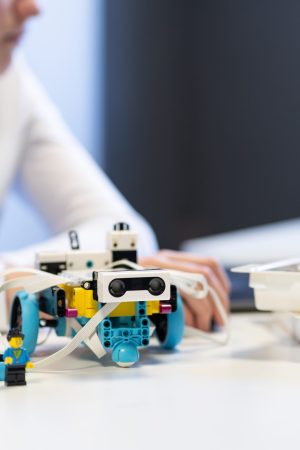 Minsk,,Belarus.,February,,2020.,A,Teenager,Boy,Collects,And,Programs